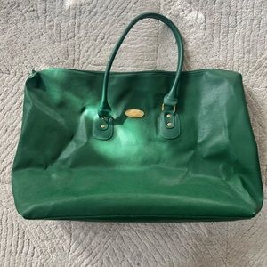 Christian Dior Kelly Green Travel Bag